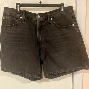 Levi's Black Denim Women's Jean Shorts